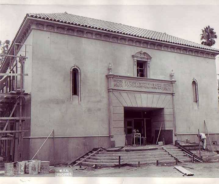 Old City Hall Underconstruction Redlands Area Historical Society